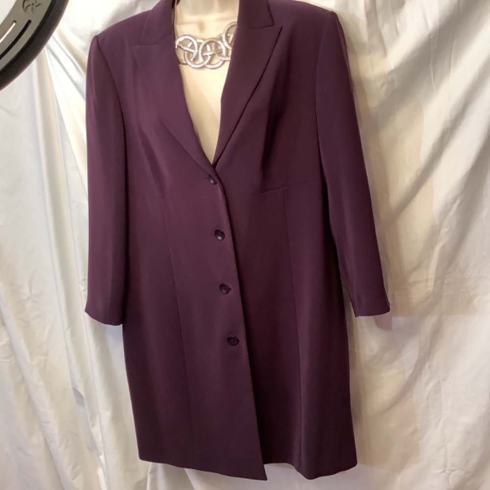 EUC Caslon purple dress jacket size 12 - Picture 3 of 14